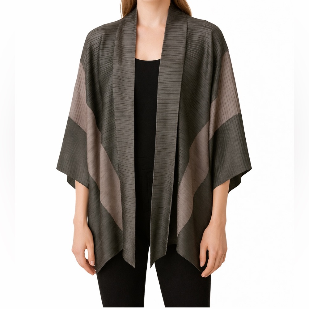 Pleated Versatile Jacket Top The Kynah